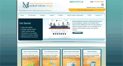 Desktop Screenshot of medicalpracticewebsitedesign.com